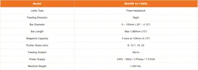 NEW TRACER Vs-105XL