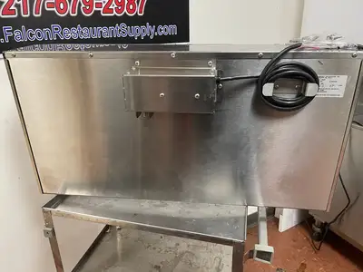 Used Marshall Used Marshall 175401 36" ThermoGlo Heated Stainless Steel Wall Mounted Shelf 120V - FG6 Heated Cabinets & Displays Illinois US | Falcon Restaurant Supply #1374714