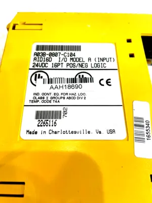 REPAIRED FANUC A03B-0807-C104 INPUT MODULE 24VDC A03B0807C104