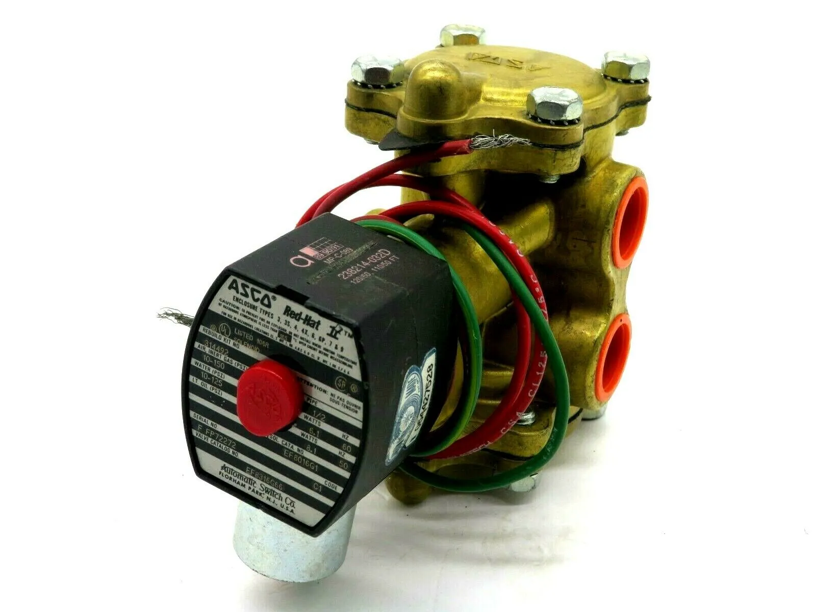 NEW ASCO EF8316G66 SOLENOID VALVE