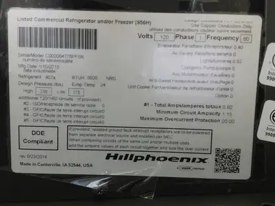 USED 2015 HILLPHOENIX 956H
