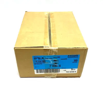 NEW IPEX XIRTEC® PVC SCH. 40 - UNION FITTING, BUNA (SOCKET X SOCKET)