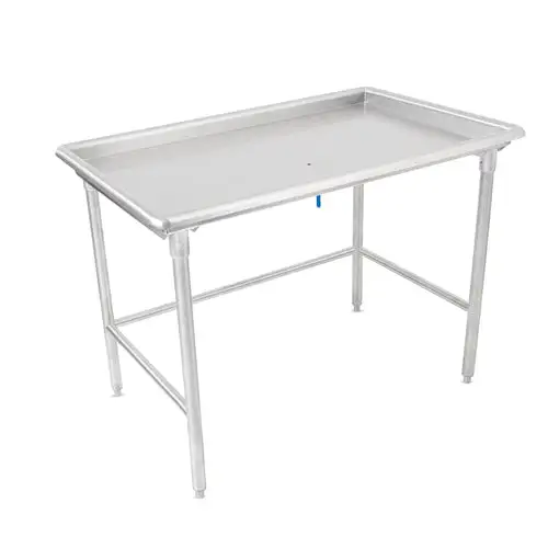 John Boos DST6-3073SBW-X Sorting Table w/ 3" Raised Edge - 72 7/8"W x 30 3/8"D, Stainless Steel
