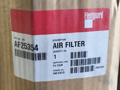 NEW FLEETGUARD AF25354