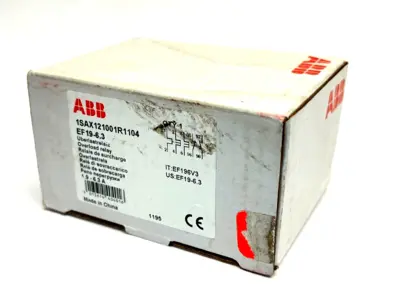 EF19-6.3 | ABB  Electronic Overload Relay 1SAX121001R1104 - New Other