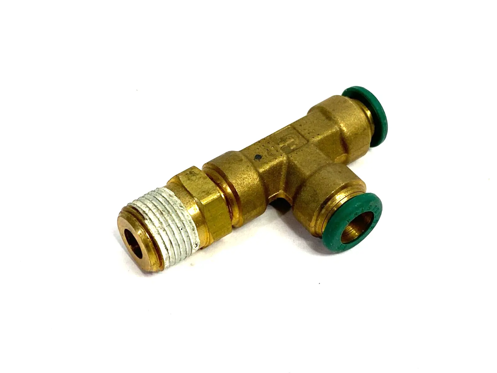 USED PARKER PRESTOLOK PUSH-TO-CONNECT SWIVEL ELBOW FITTING 3/8" X 3/8"