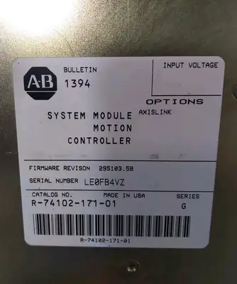 Allen Bradley R-74102-171-01/G Motion Controller Loc3D43