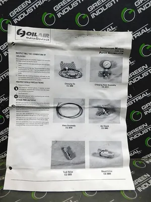 OilAir Maintenance CG-3000 Charging Kit Used