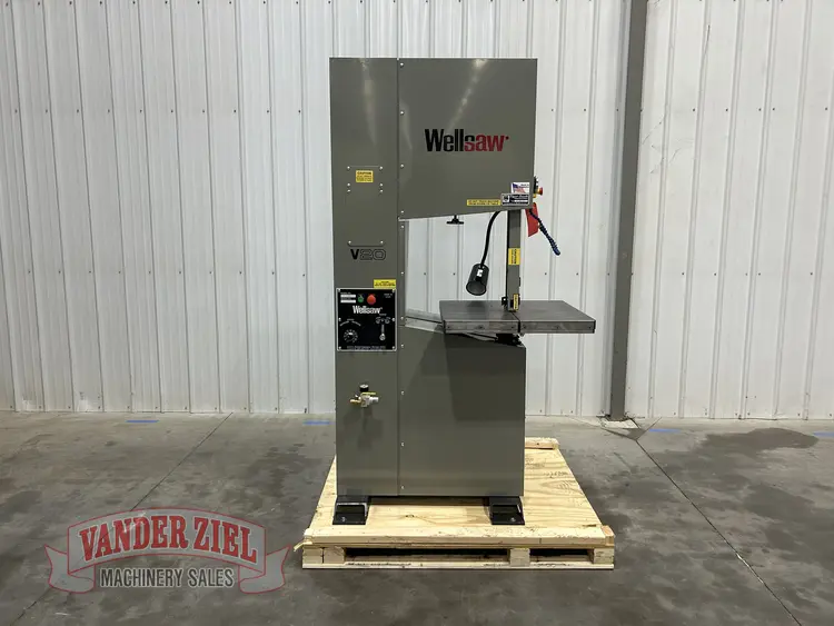 New | in-Stock WELLSAW V-20F Vertical Band Saws Michigan US | Vander Ziel Machinery Sales #1328263