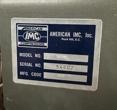 Used BELAIRE 318VL Tank Mounted Air Compressors Illinois US | Pleasant Street Machinery #1329607