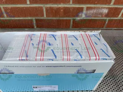 NEW EPPENDORF 951040048 MICROPLATES 96 / U-PP WHITE BOARDER PLATES PCR CLEAN