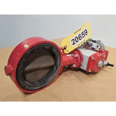 Used  Bray 6" Dia. Series 30 Resilient Seated Wafer Butterfly Valve