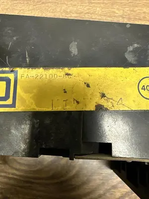 Used SQUARE D FA22100BC Miscellaneous Equipment (Electrical & Power) Ohio US | Surplus Asset Holdings #1241198