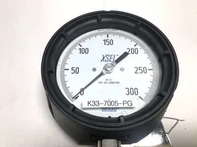 Wika K33-7005-PG Pressure Gauge 1/2″ NPT 316 Stainless Steel Tube and Connection
