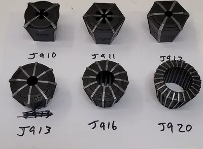 USED JACOBS RUBBER FLEX COLLETS