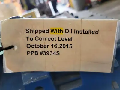 Rotary Blower Assembly MB4502 w/ 30 hp Motor