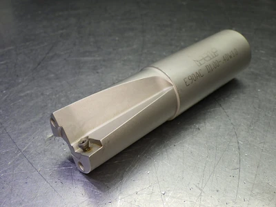 Iscar 1" 2 Flute Coolant Thru Endmill 1" Shank E90AC D1.00-.40W1.0 (LOC2774B)