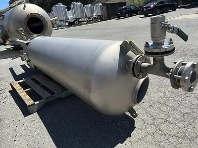 Tank, 190 Gallon, S/st, 55 PSI, DT/DB, Morfab #S744615