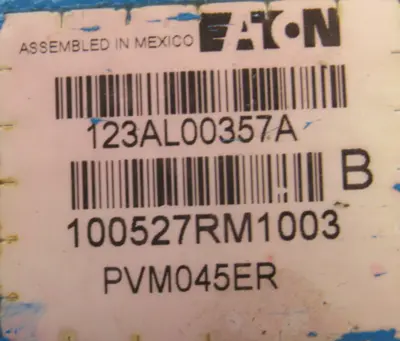 NEW EATON PVM045ER HYDRAULIC PUMP 123AL00357A