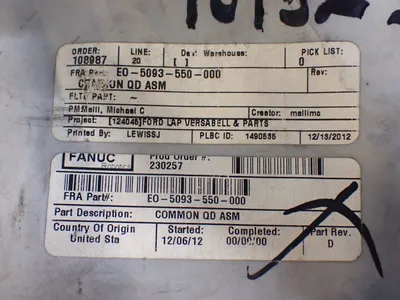 NEW FANUC EO5093550000