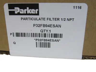 NEW PARKER P32FB94ESAN PARTICULATE FILTER 1/2 NPT