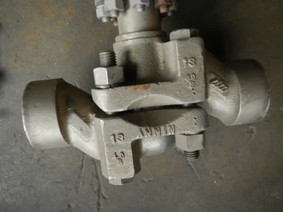 Annin 1 1/2" 600 Class 316 Stainless Steel Control Valve