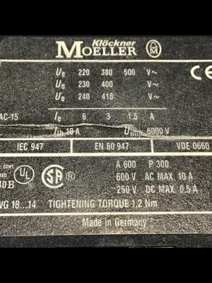 USED KLOCKNER MOELLER DILER-40-GI