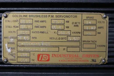 Kollmorgen B-604-A-51-B3  Brushless Goldline Servo Motor STOCK S696