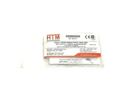 New | in-Stock HTM Sensors Cylindrical Inductive Proximity Sensor Metalhead Shielded 07-5517 Proximity Sensors Michigan US | Maverick Industrial Sales #1399944