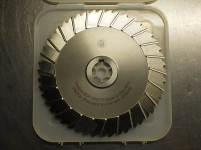 Controx 8" x 1/4" HSSCo Slot Saw 1.25" Arbor 48 Teeth 244715 (LOC3261)