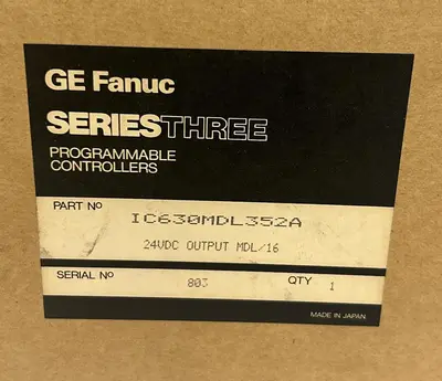Used GE FANUC IC630MDL352A Industrial Controls Ohio US | Surplus Asset Holdings #1237261