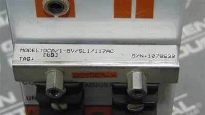 Moore Industries DCA/1-5V/SL1/117AC DC Current Alarm Module Used