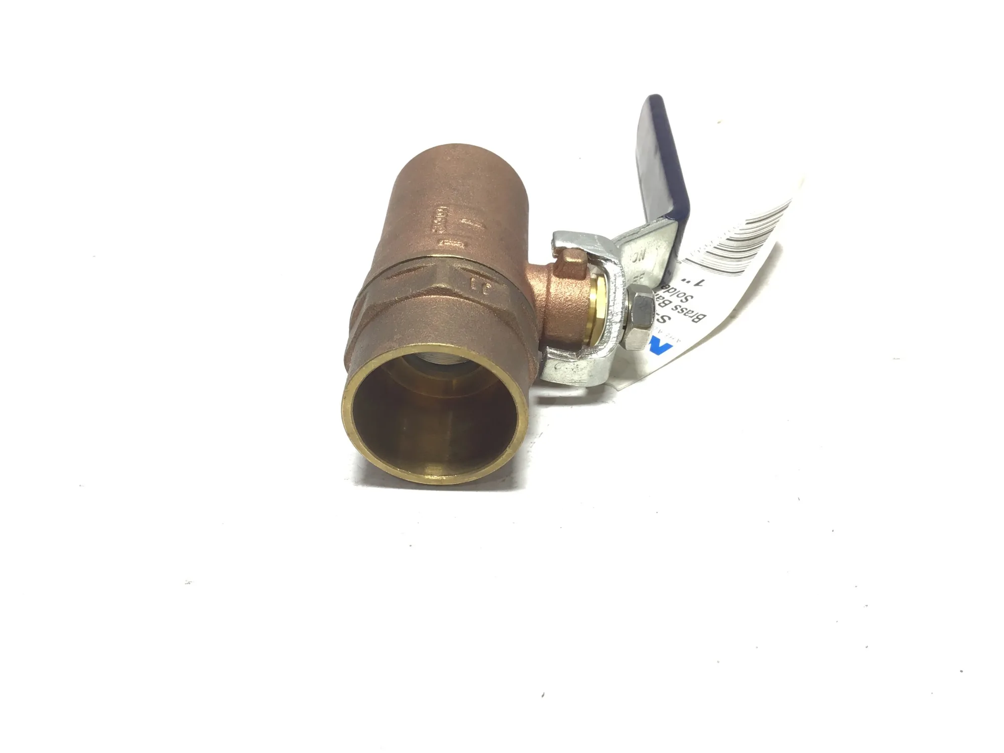 NIBCO S-580A 1″ Solder Ball Valve Brass Body Conventional Port – 6 pcs/bx