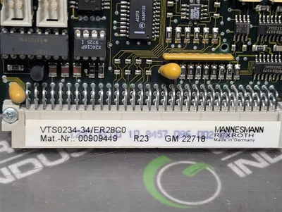 Mannesmann Rexroth VTS0234-34/ER28C0 Servo Controller Board 00909449 Used