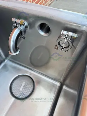 Used SANI MATIC STAINLESS STEEL 400 L COP SYSTEM PARTS WASHER SKID W/ HEATING, PUMP Parts Washers California US | Equipment Lab #1461704