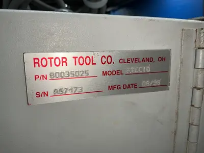 Used 1998 ROTOR TOOL CO. RTEC10 Electrical Controls Ohio US | HGR 24 #1542207