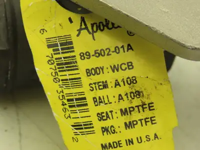 Conbraco Ind. 89-502-01A Apollo Safety Relieve Ball Valve Deadman 3/8" NPT