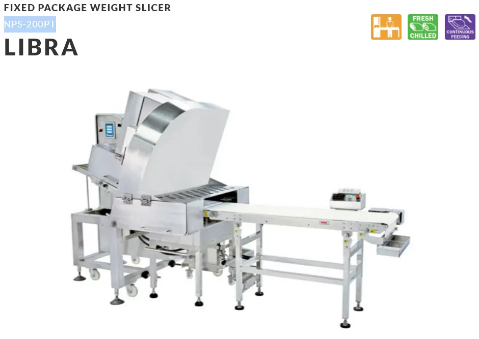 Nantsune Model NPS-200PT Libra Fixed Package Weight Meat Slicer
