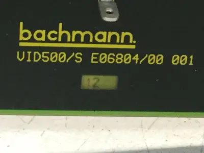 Used BACHMANN ELECTRONIC VID500/S Circuit Boards Michigan US | Ideal Machinery #1284026