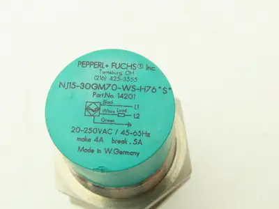 Pepperl Fuchs NJ15-30GM70-WS-H76 "S" Proximity Sensor