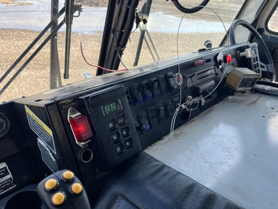 USED 2013 MACK LEU633 REFUSE PACKER BODY WITH AUTO ARM.