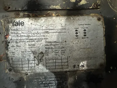 YALE L83F-120-SBS-077 Fork Truck | THREE RIVERS MACHINERY (10)