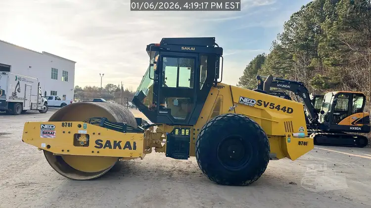 Used 2024 SAKAI SV544D Single Drum Rollers North Carolina US | National Equipment Dealers #1422707