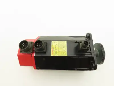 Fanuc A06B-0123-B175 AC Servo Motor 0.9kW 127V 3Ph 3000RPM Encoder A8600360T201
