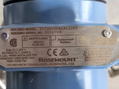 Used ROSEMOUNT 3051SMV5M12G3R2E12A1AC22K6 Misc Electrical & Power Parts British Columbia CA | Lenmark #836423