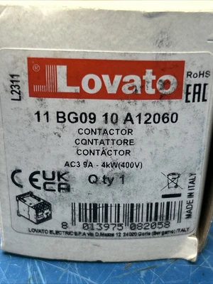 NEW Lovato 11BG0910A12060