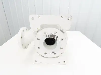 Egger Turo T51-80 VF6 Vortex Slurry Pump Recessed Impeller Metric Flange 4Hp 3PH