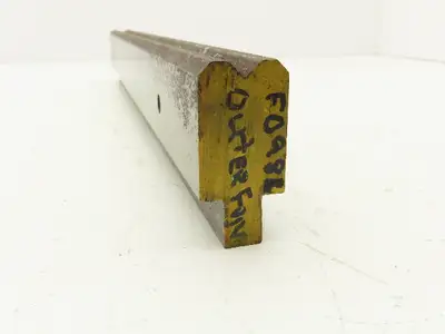 Press Brake Die 16-5/8" Long 90° V 5/16" W 1/8" D 1-9/16" H 1/2" Tang