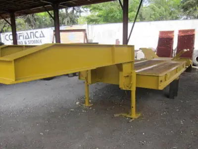 Used A PLUS 40 TON REAR LOADING LOWBOY TRAILER Lowboy Trailers Florida US | USA Transequipment #1542558