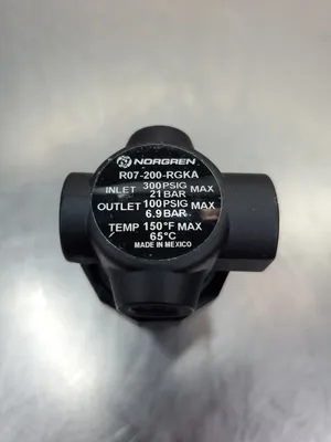 Norgren R07-200-RGKA Mini Pressure Regulator, 300psi In, 100psi Out. 6C-14